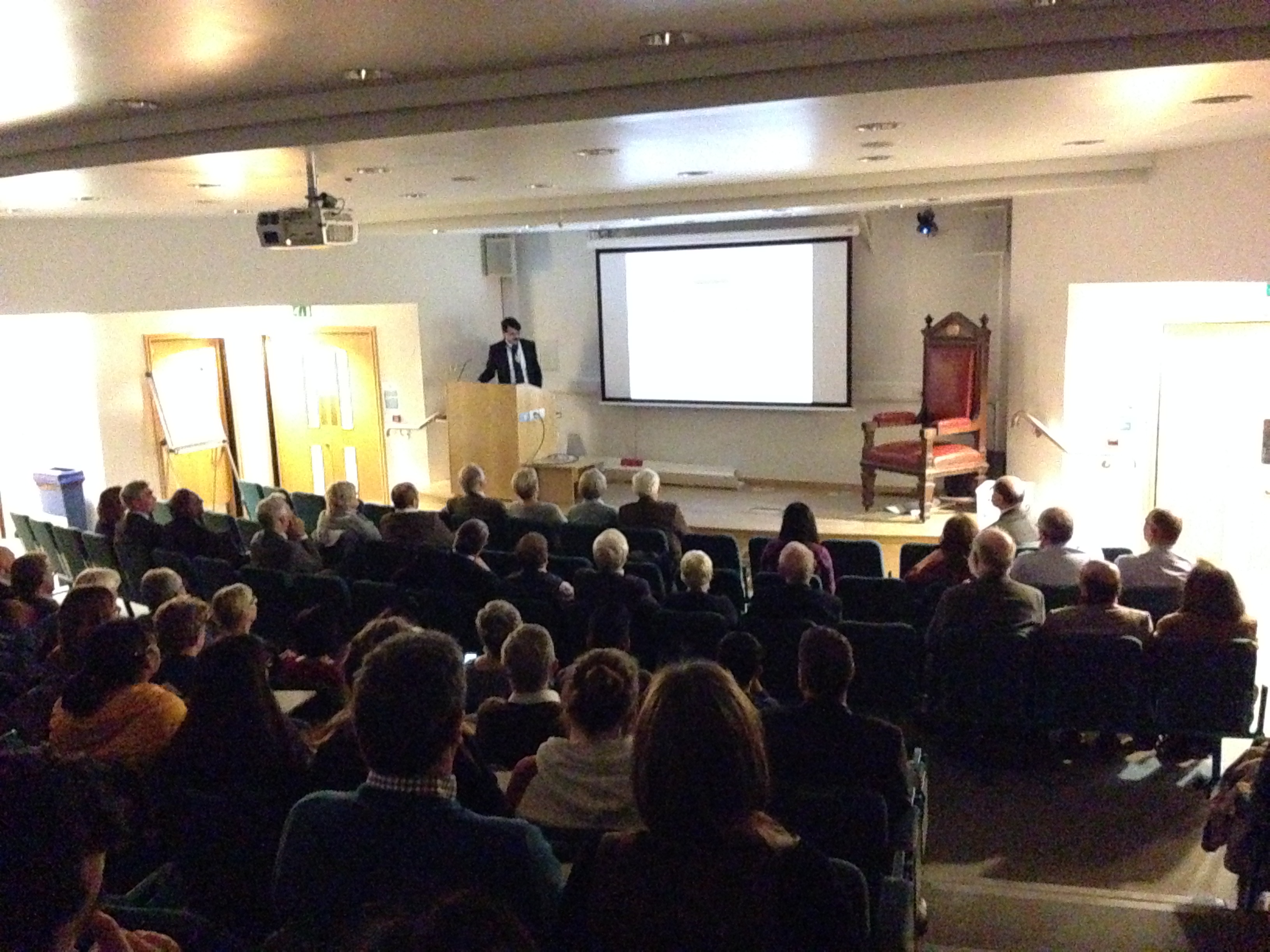 Photo of a Med Chi meeting chaired by Mr Wagar Yusuf.